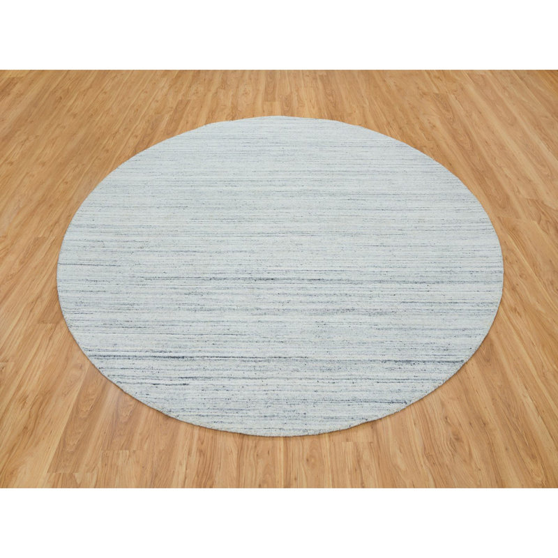 Sahdia One-of-a-Kind 10' X 10' New Age Round Wool Area Rug