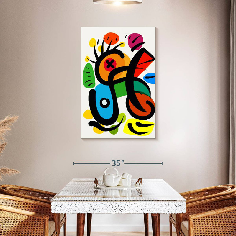 Avery Organic Abstract Shapes, 45" H x 30" W