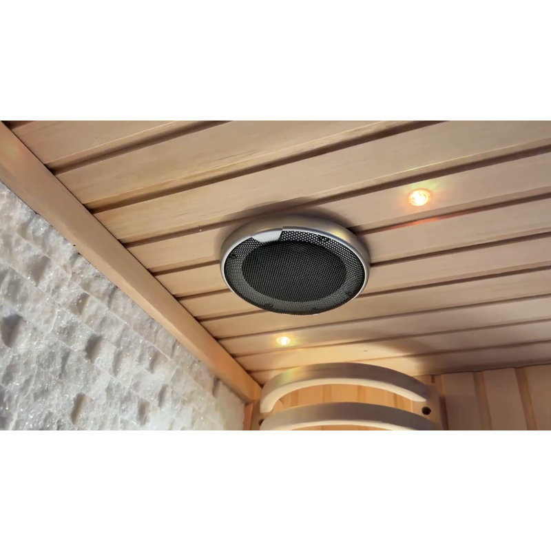 Westlake 3-Person Traditional Sauna with Cultured Stone and Hardwood