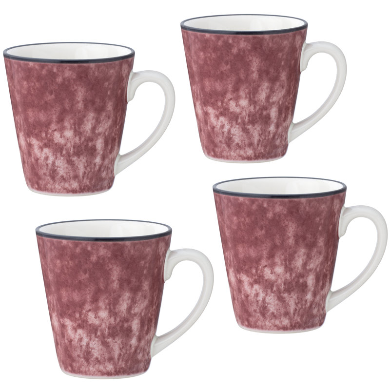 12 tasses Noritake Colorkraft Essence, Grenat