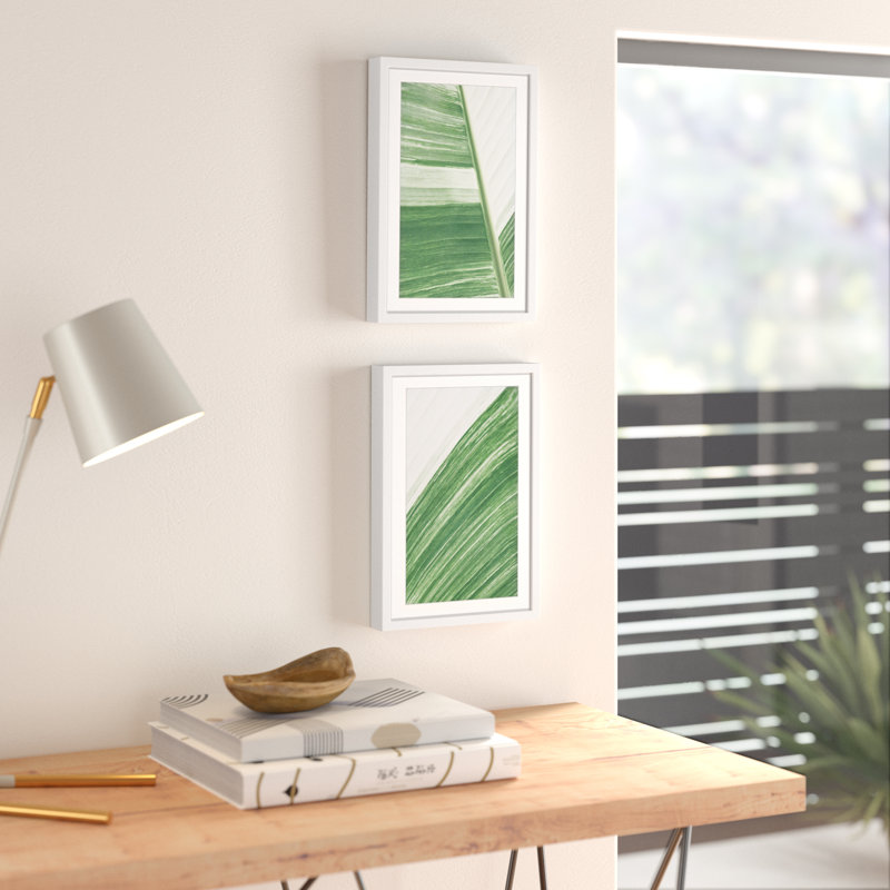« ventura diptych », reproduction d’art encadrée, H 12 po x l 8 po x L 1,5 po