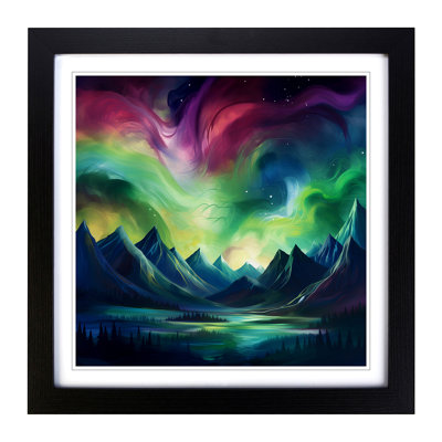 Northern Lights - Framed Print