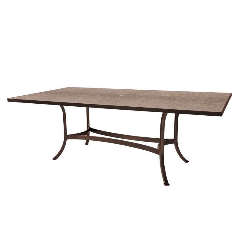 Outdoor Rectangle Dining Table, Copper Creek, Canyon Taupe