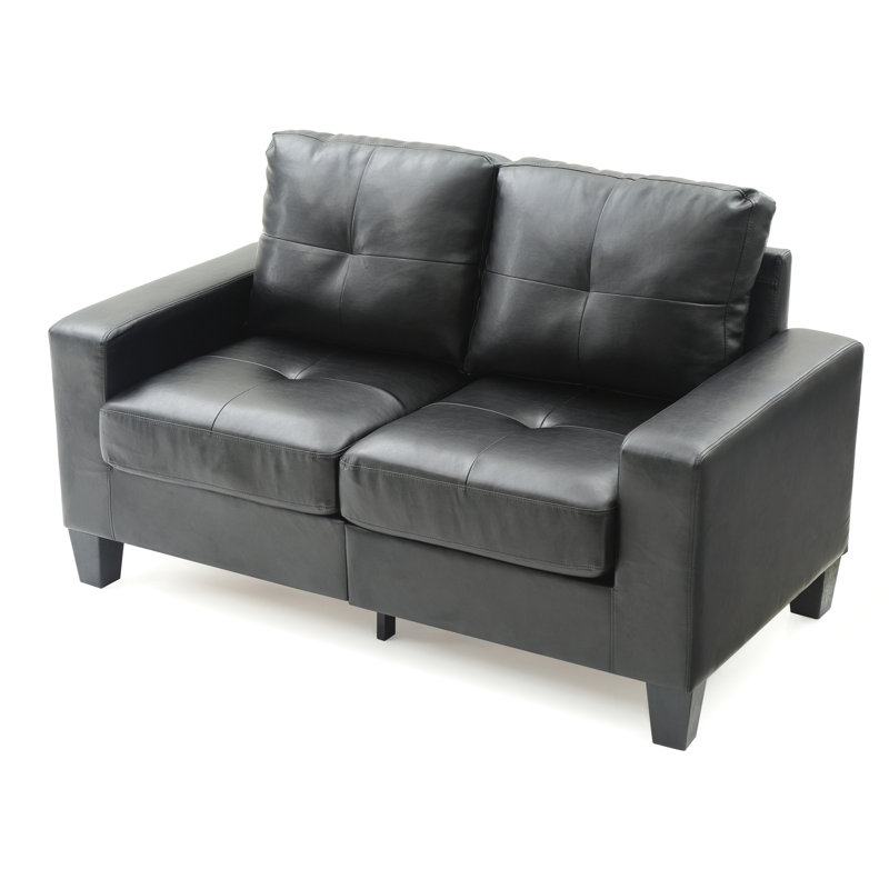 Causeuse modulaire, NOIR, Noir