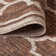 Hague Moroccan Trellis Textured Weave Espresso/Taupe Indoor/Outdoor Rug