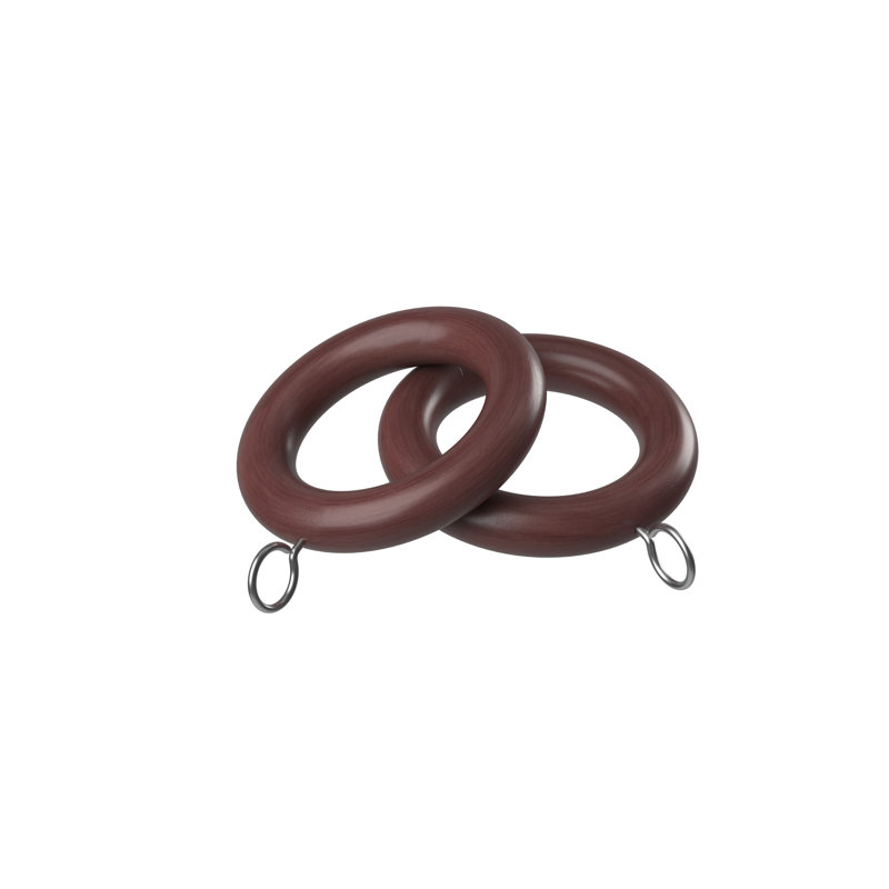 28Mm Woodland Ring Pk 4, Dark Oak