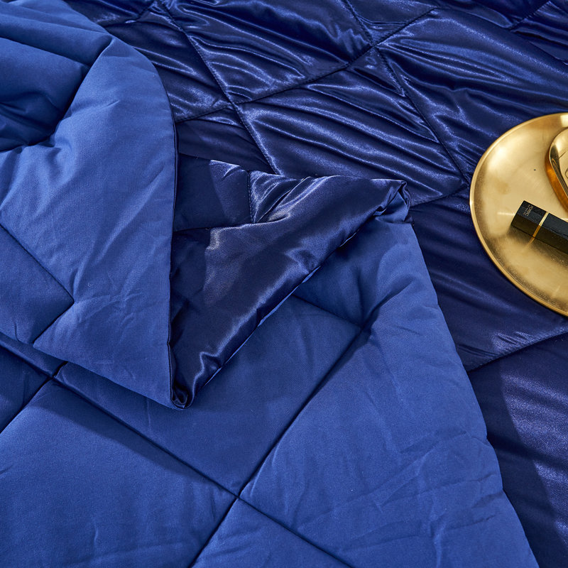 Channel Comforter, California King Comforter + 8 Additional Pieces, Navy