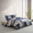 Marimekko Unikko Cotton Blue Duvet Cover Set-71198522-67154073