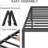 Bed Frame, MetalBed Frame Bed Frame No Box Spring Needed, Heavy Duty PlatformBed Frame With Storage Space, SturdyBed Frame Size Non-Slip Noiseless-1362742261