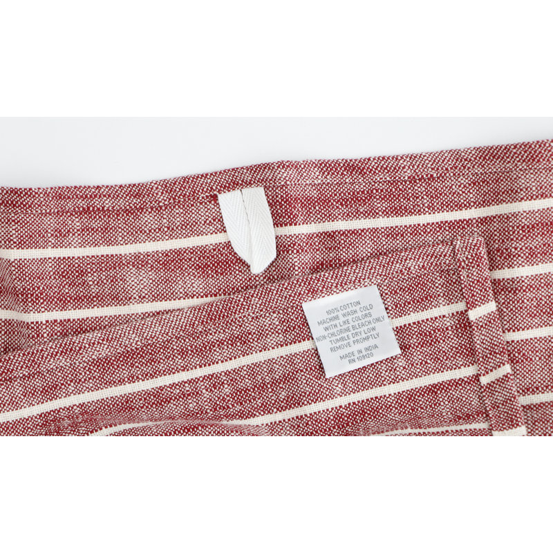 Serviette de cuisine 100% coton KAF Home, Red