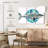 Watercolor Shark-438007947