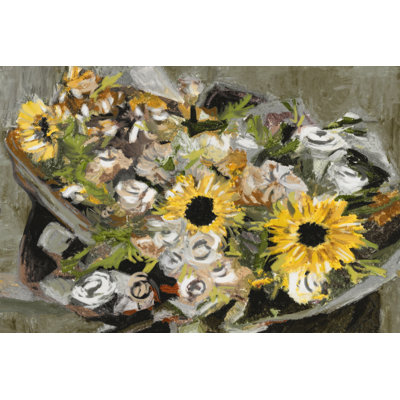 Sunflower Bouquet III by Melissa Wang - Wrapped Canvas Print