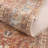 Anarhu Boho Damask Machine Washable Peach Area Rug-897433340