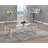 Chrome Square Glass Top End Table