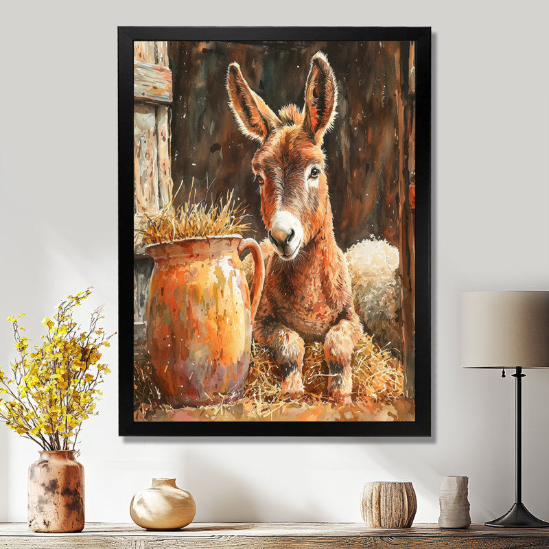 Décoration murale Doersten - Animaux, H 32 po x l 24 po, Picture Framed, Noir