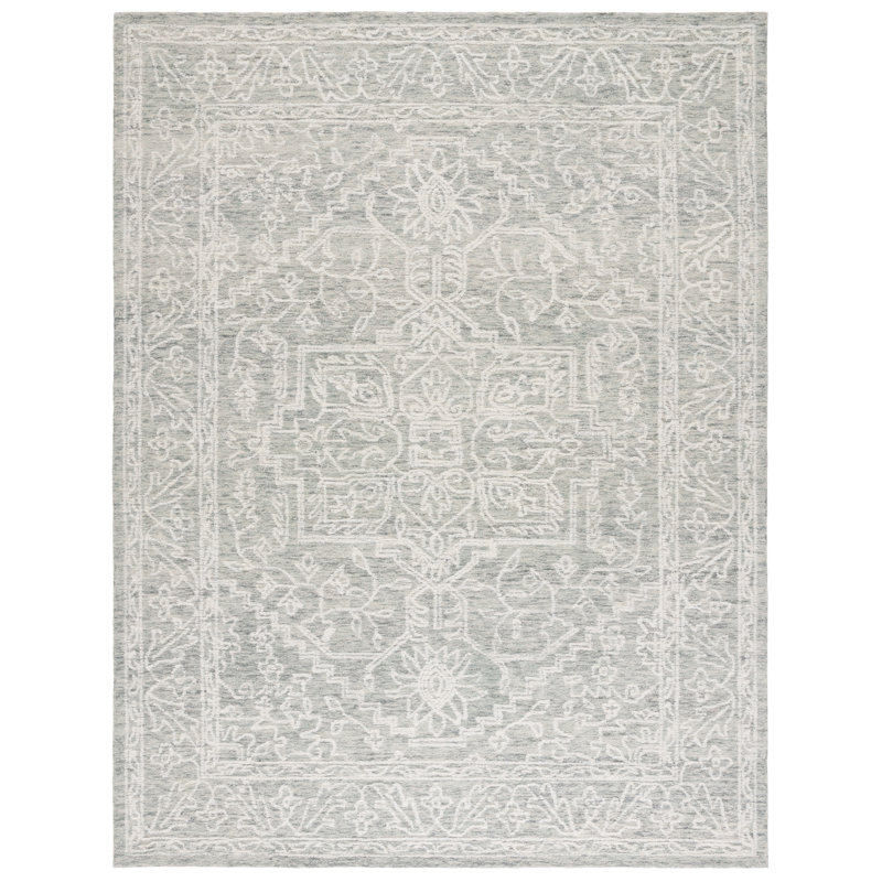 Tapis oriental en coton touffeté à la main Patrizi, Rectangle 8 pi x 10 pi