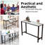 Maurietta Stone Top Metal Base Dining Table-1771654863