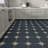 24 In. X 120 In. 4 Mil Navy Blue Peel & Stick Vinyl Sheet Flooring, Cut To Length, 5 Consecutive Patterns Flooring Roll