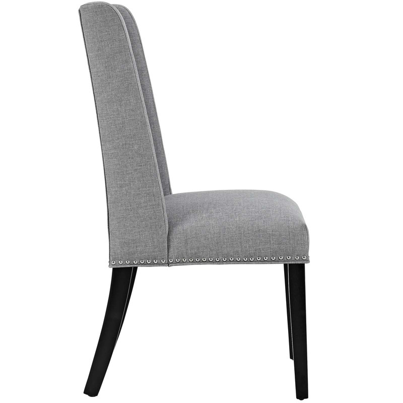 Baron Fabric Upholstered Dining Chairs (Set of 2) by Modway, Light Gray