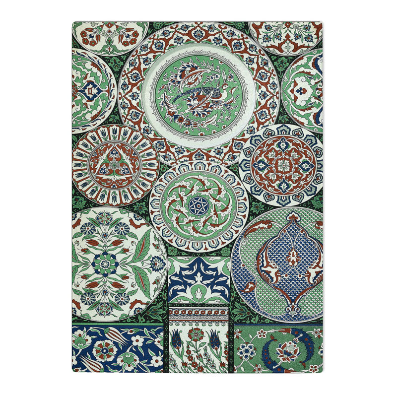 Tempered Glass 18Th Century Persian Chopping Board, 20 cm W x 28.5 cm L