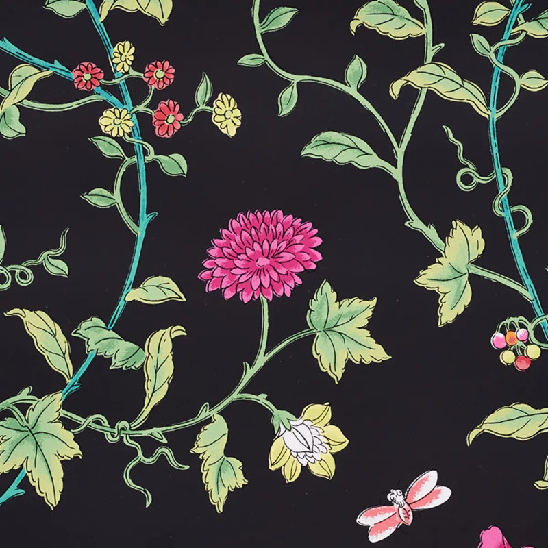 Floraison Wallpaper, Jet Multi