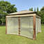 Pavillon de jardin en acier-129747520-129747521