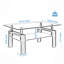 Table basse rectangulaire, table moderne en verre trempé transparent, table basse-1500639272-1500639269