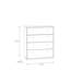 Amandla 73.7 cm W Chest of 4 Drawers-1736357729