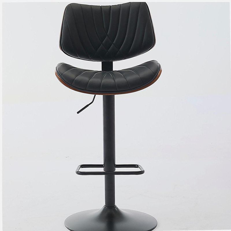 Tabourets de bar à hauteur réglable de style médiéval moderne, tabourets de bar rotatifs à 360 °, convenant aux îlots de cuisine / restaurants / cafés, 1 chaise