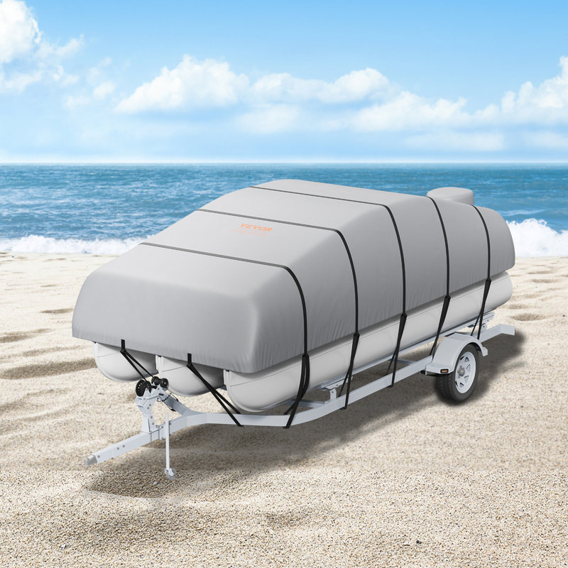 Buckle Watercraft Cover By VEVOR, 101.6 cm H x 424 cm W x 717 cm D