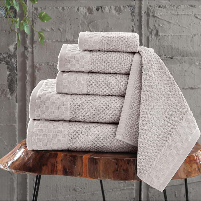 Ensemble de serviettes 6 pièces Deacon Boston, Gris clair
