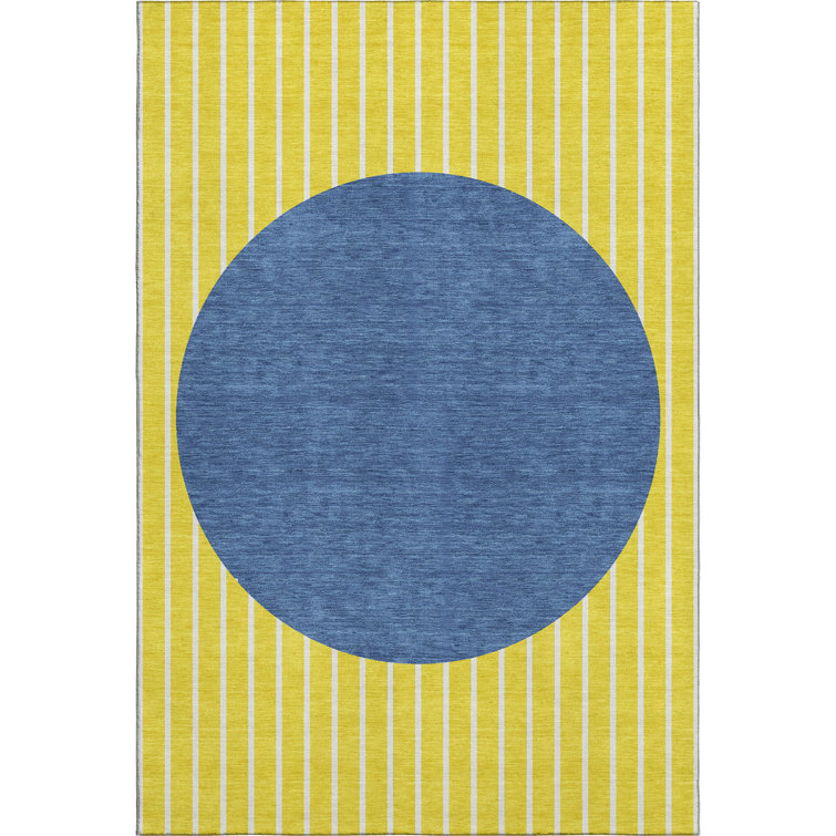Premium Machine Washable Naglee AMF994 Stripes Rug