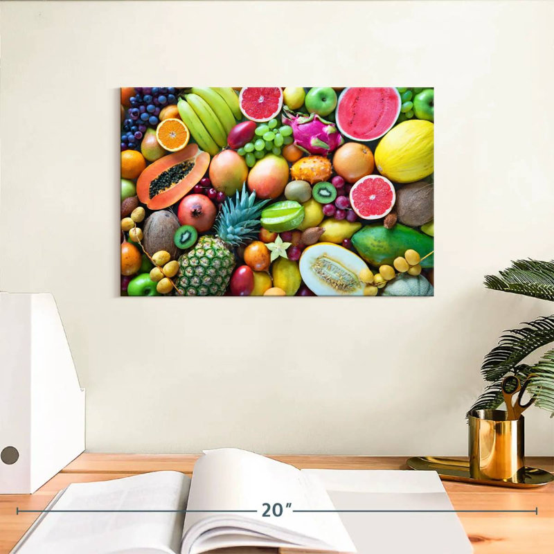 Yarlin fruits tropicaux mûres, H 8 po x l 12 po