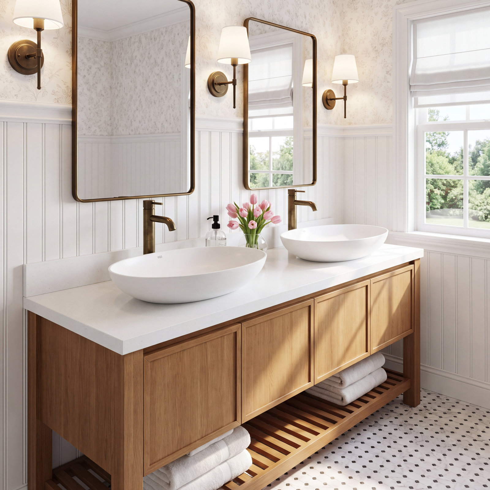 Wisteria Oval Vessel Bathroom Sink