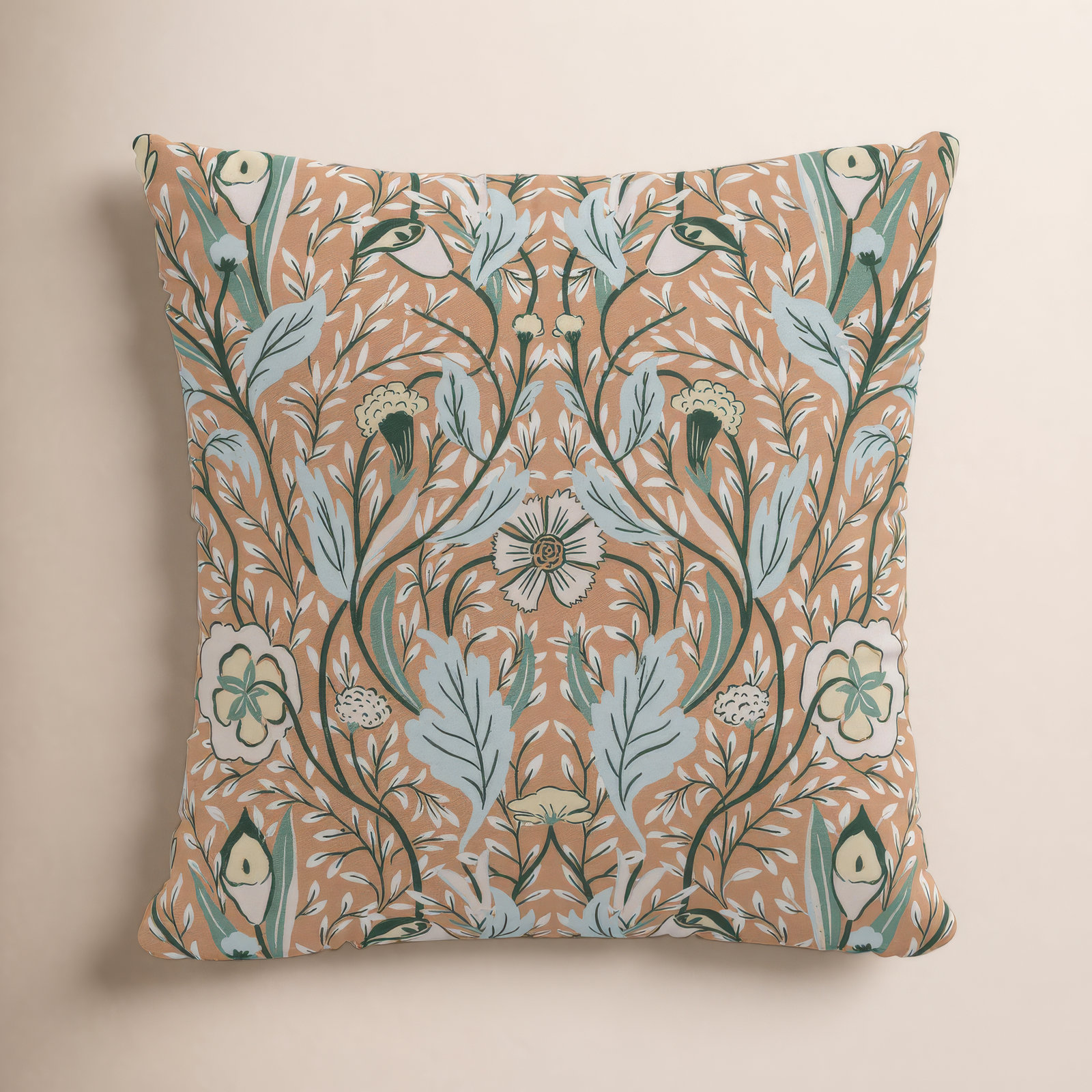 Indie Cotton Pillow Cover, 22" x 22", Polyester
