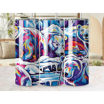 Choose Handmade Tumblers 591 mL Vacuum Insulated Stainless Steel (18/8) Travel Tumbler with Straw