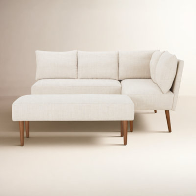 Nalaya 74" 3-Piece Dining Bench
