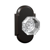 Bravura 925-G2 Bancroft Dummy Knob on Arched Rose in Oil Rubbed Bronze