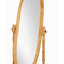 Miroir de plancher traditionnel en bois de style reine Anna, finition chêne-1636683312