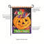 Drapeau d'Halloween seau de citrouille