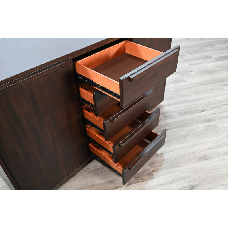 Milissa 60'' Solid Wood Sideboard