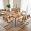 Chaises de salle à manger de 19,3 po en rotin moderne, velours et structure en métal (ensemble de 4) Chaises de salle à manger de 19,3 po en rotin moderne, velours et structure en métal (ensemble de 4)-127658165-127658167