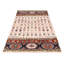 Tapis beige rectangulaire en laine noué à la main 4 pi x 6 pi 4 po Pariksit Southwestern