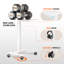 45Cm Mobile Standing Desk With 4 Rolling Castors(White)