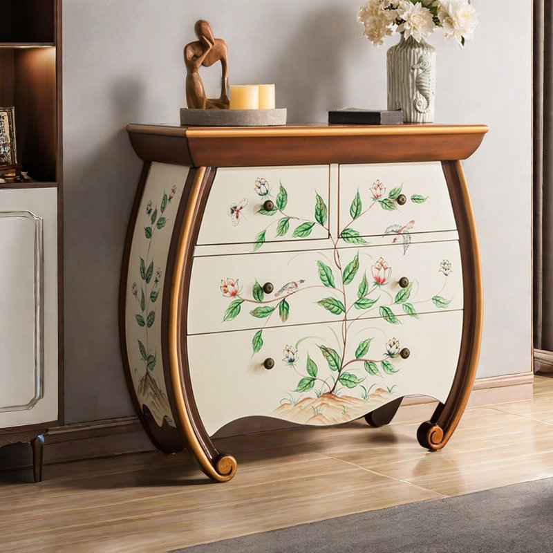Commode d'appoint 4 tiroirs Vintage