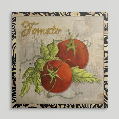 «Wicham Légumes tomates» par Megan Duncanson, impression, H 35 po x l 35 po x P 1,5 po, Toile