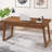 Modern Wood Executive Desk - Wooden Writing Desk with Storage Drawer, Home Office Desk