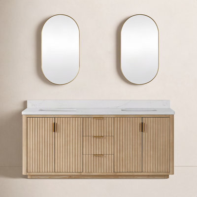 Adela 72'' Double Bathroom Vanity