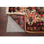 Tapis décoratif en laine de conception unique noué à la main New Age 3 pi 4 po x 4 pi 9 po Ivoire/rouge