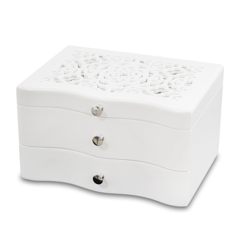 Wood Jewelery Box + Drawers